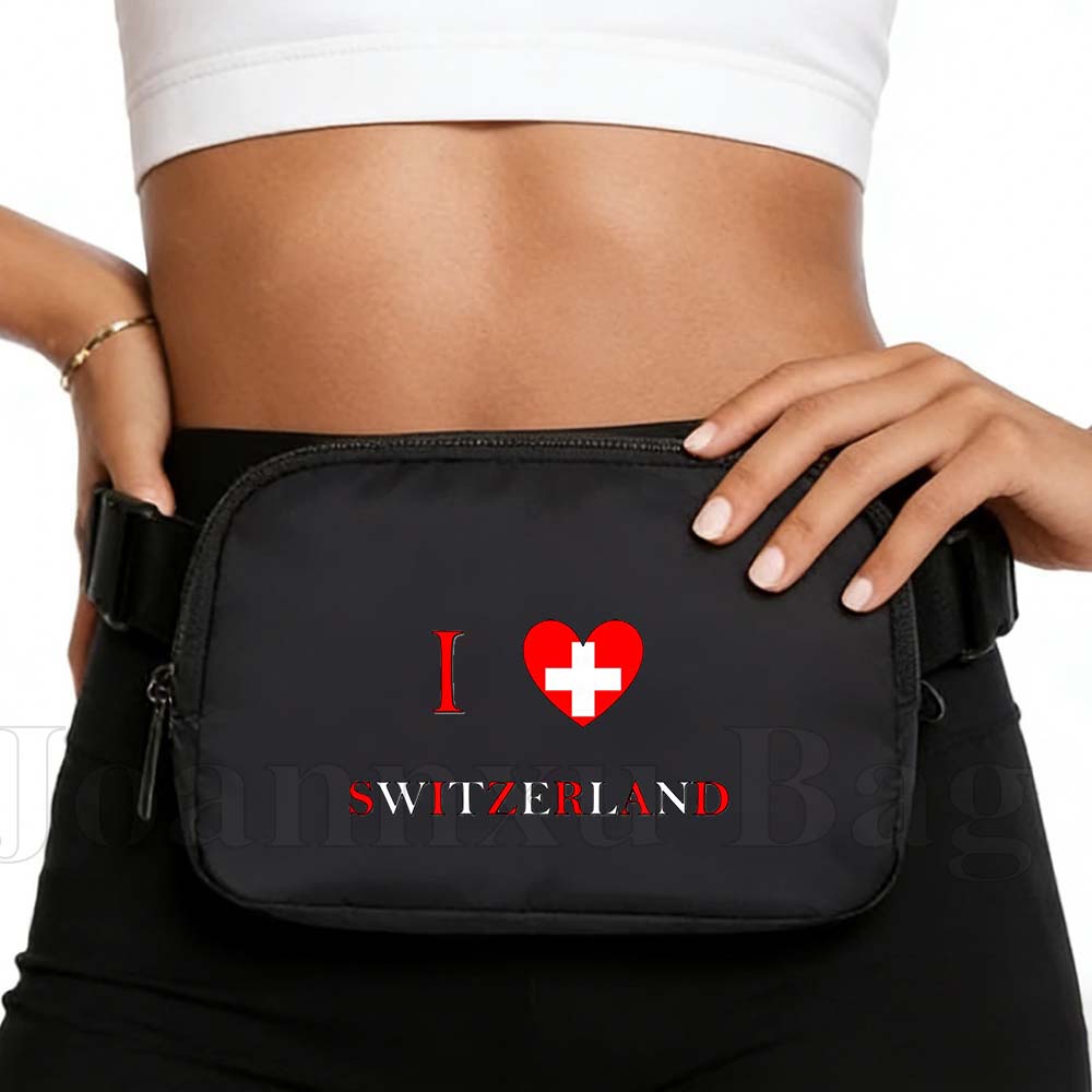 Switzerland Country Heart Flag - Yoga Fitness Bag recension och pris