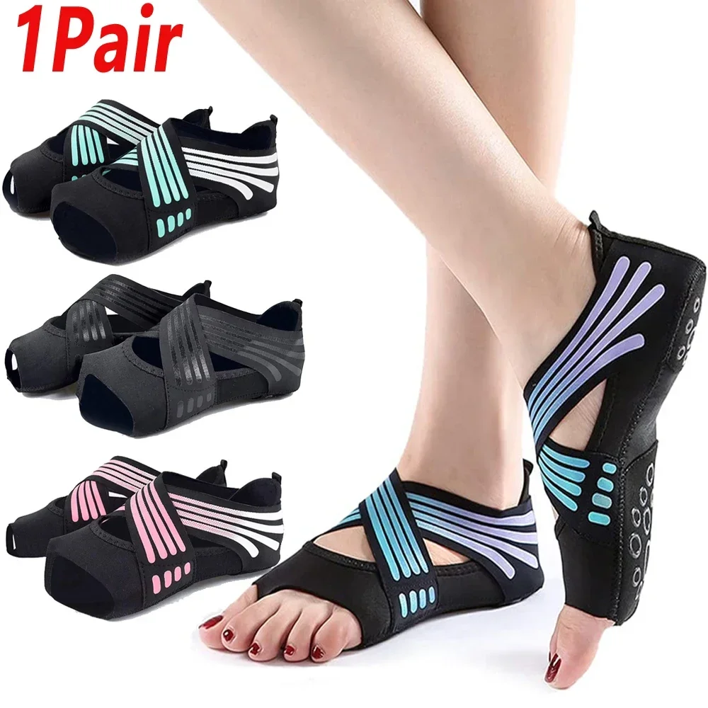 1Pair Professional Non-slip Gy - Yoga Fitness Dance recension och pris