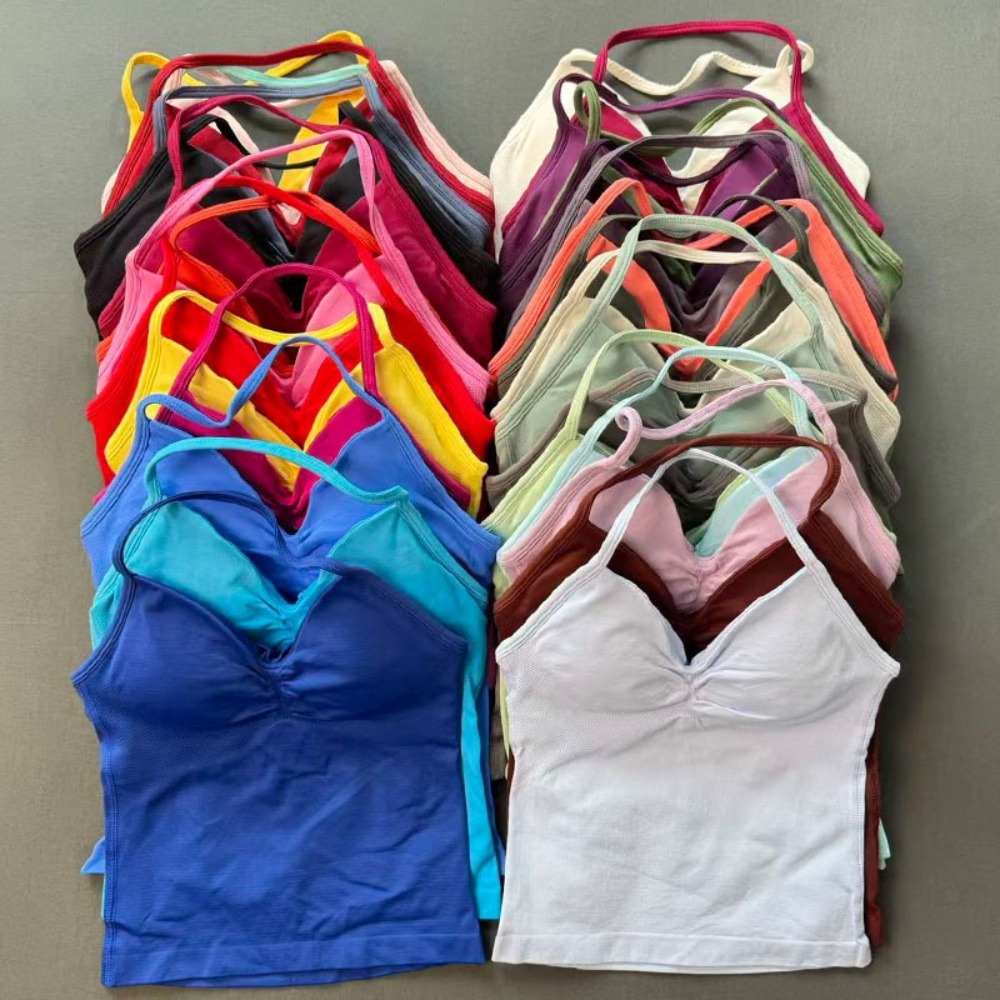 Women's Gym Tops Halter Neck P - Yoga Fitness Com recension och pris
