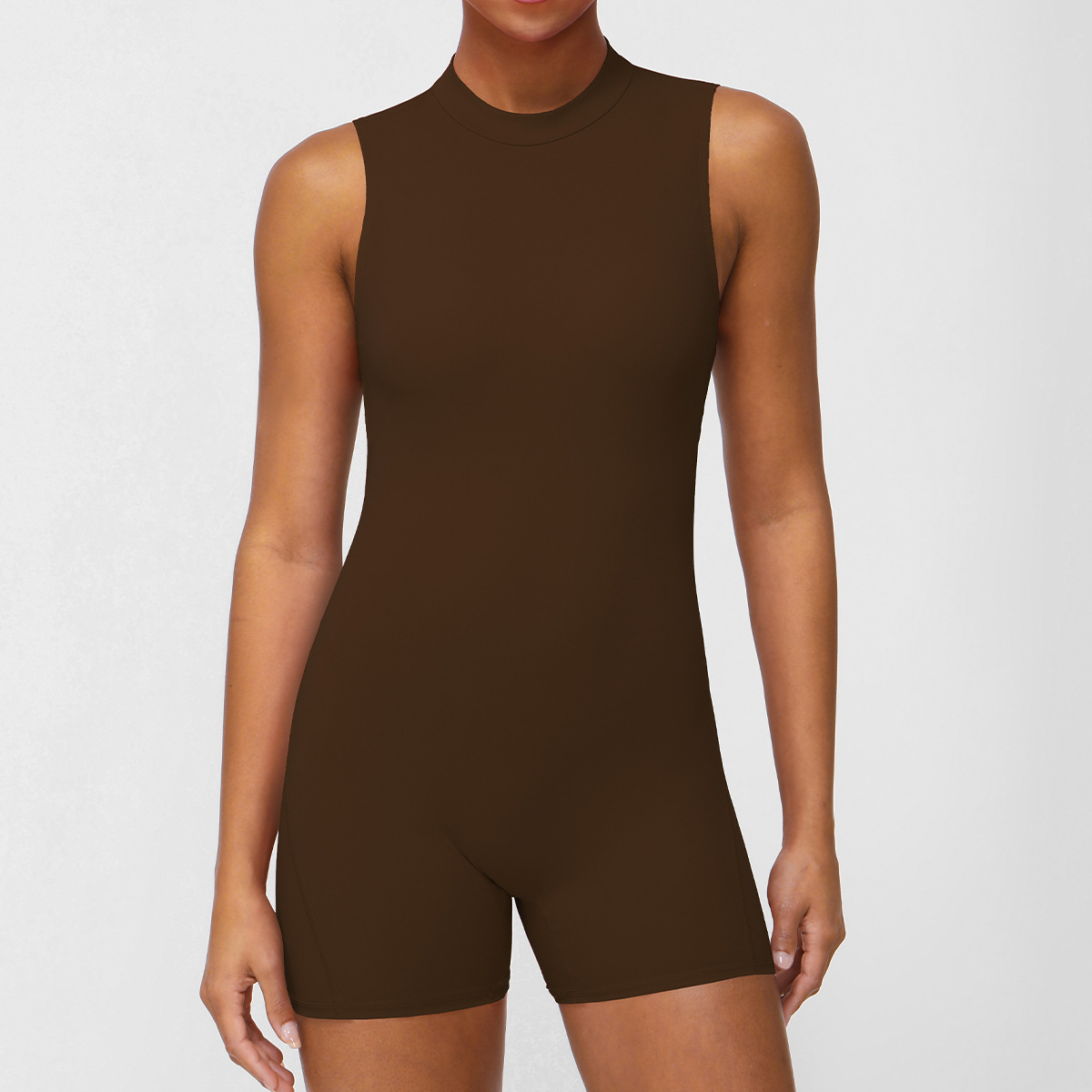 STYLISH LADY Mock Neck Sleevel - Yoga Fitness Club recension och pris