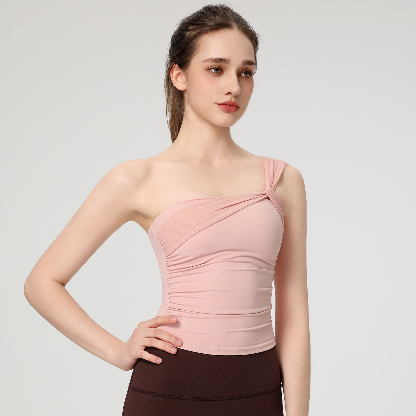 Women's Sexy Sloping Shoulder  - Yoga Fitness Youtube recension och pris