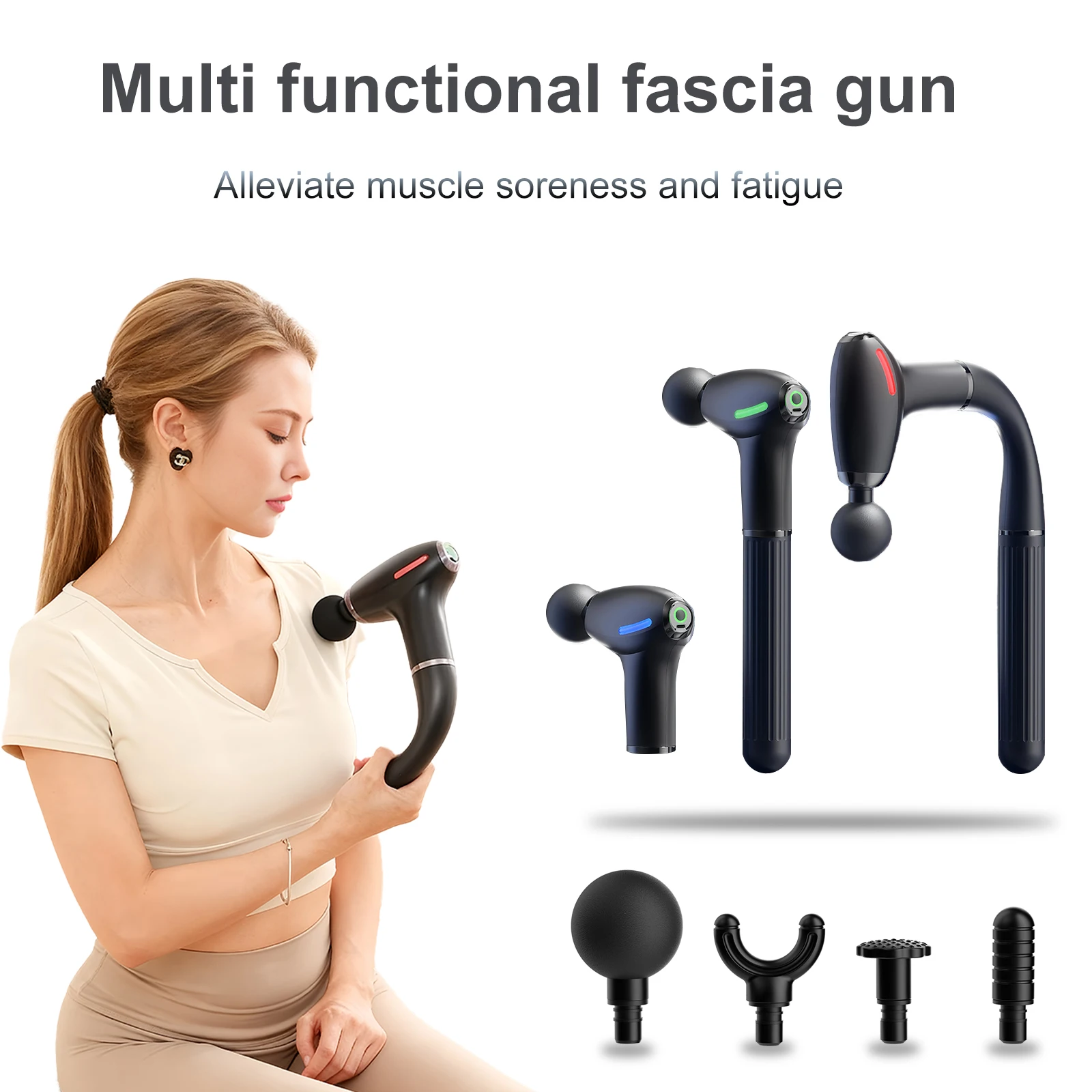 Mulit functional fascia gun wi - Vibration Massage Gun recension och pris