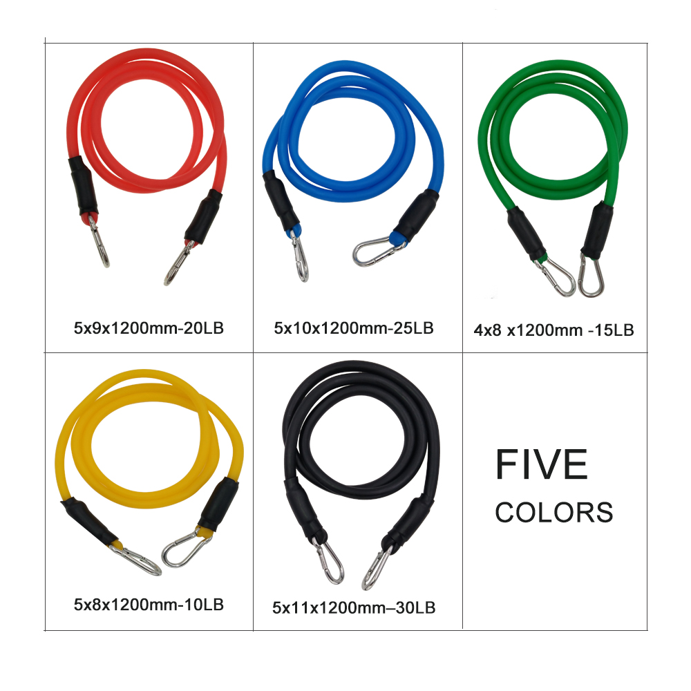 YOUGLE 11pcs/set Pull Rope Fit - Yoga Fitness Youtube recension och pris
