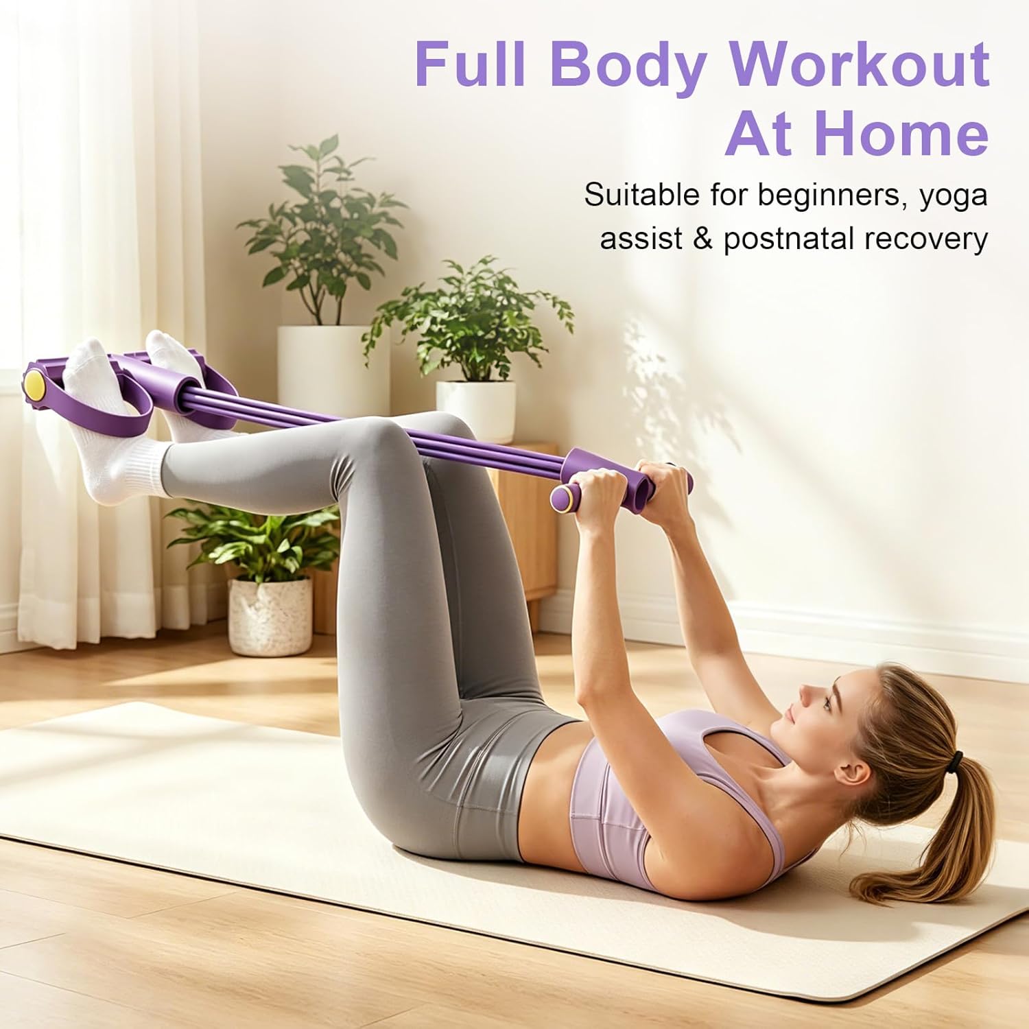 4-Tube Resistance Band Multi F - Yoga Fitness Youtube recension och pris