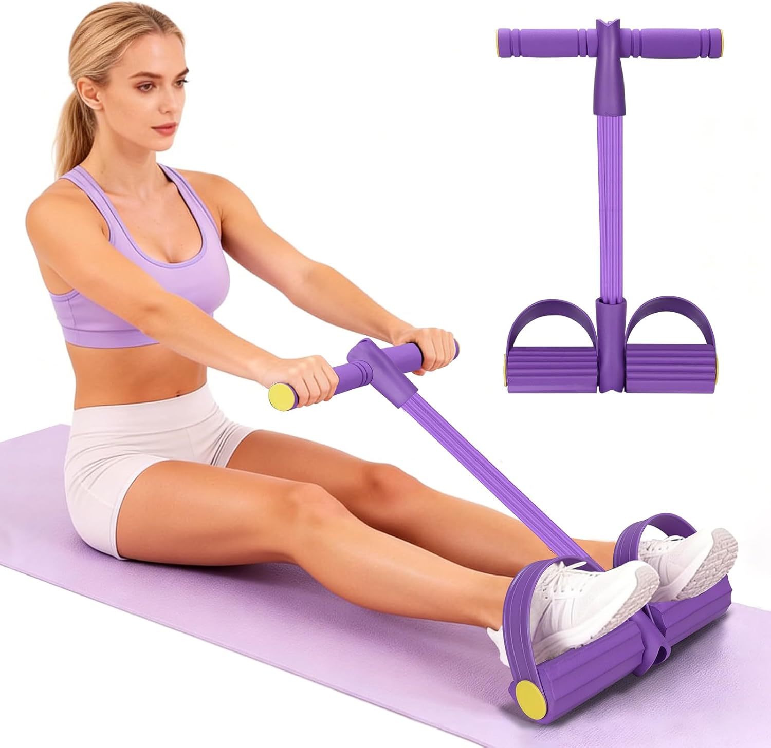 4-Tube Resistance Band Multi F - Yoga Fitness Youtube recension och pris